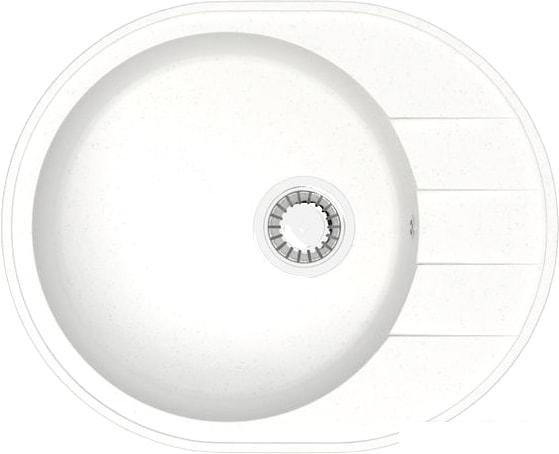 Кухонная мойка Berge BR-6201 (белый матовый)- фото